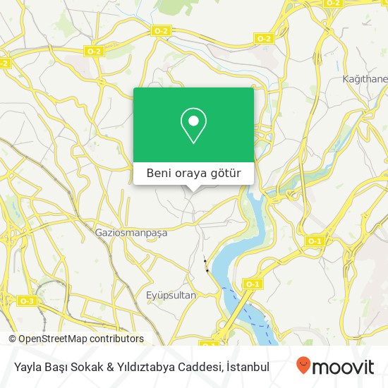 Yayla Başı Sokak & Yıldıztabya Caddesi harita