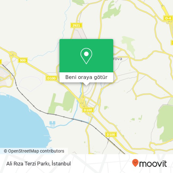 Ali Rıza Terzi Parkı harita