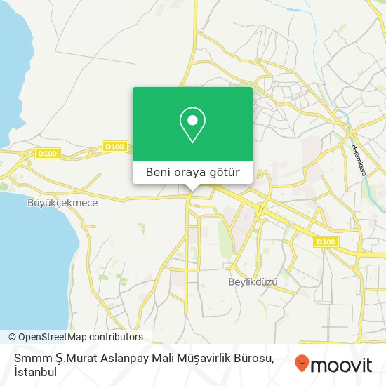Smmm Ş.Murat Aslanpay Mali Müşavirlik Bürosu harita