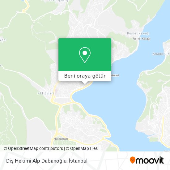 Diş Hekimi Alp Dabanoğlu harita