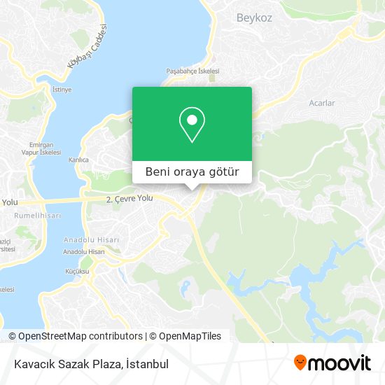 Kavacık Sazak Plaza harita