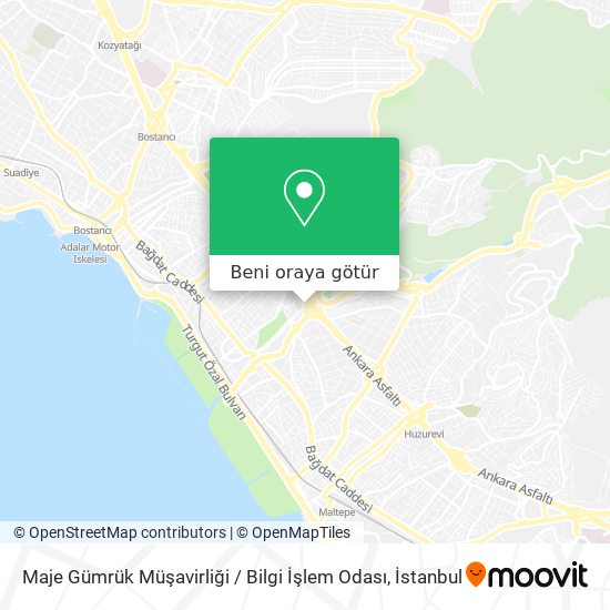 Maje Gümrük Müşavirliği / Bilgi İşlem Odası harita