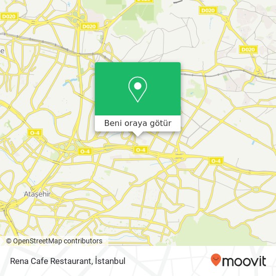 Rena Cafe Restaurant harita