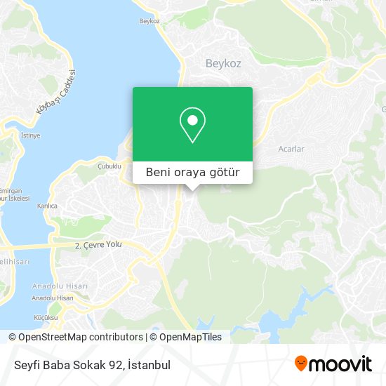 Seyfi Baba Sokak 92 harita