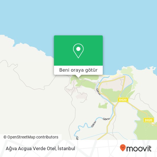 Ağva Acgua Verde Otel harita