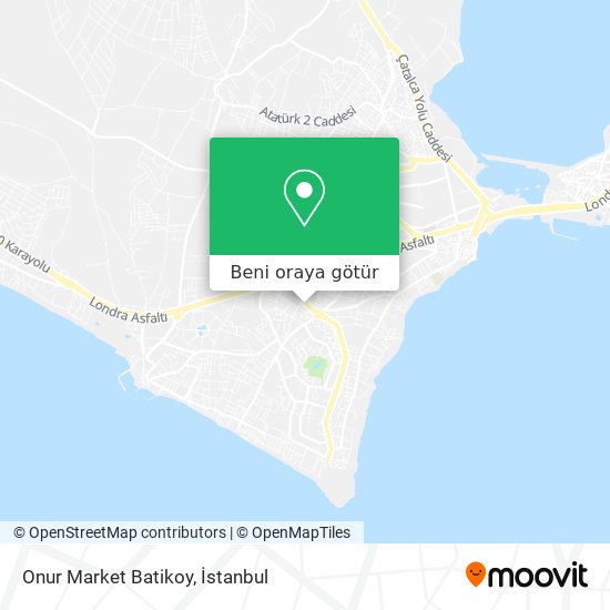 Onur Market Batikoy harita