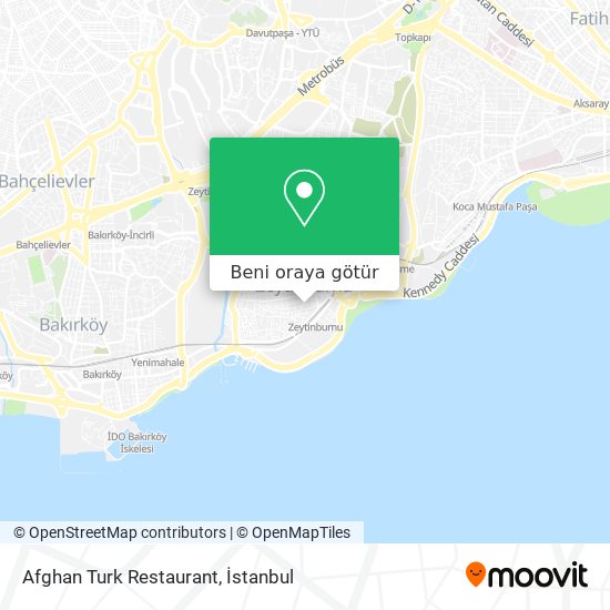 Afghan Turk Restaurant harita