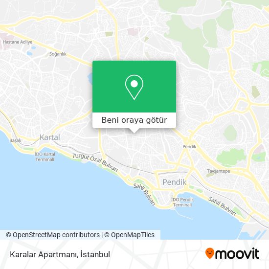 Karalar Apartmanı harita