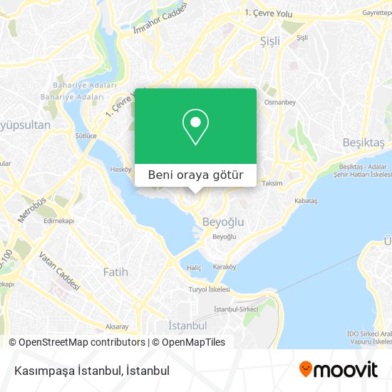 Kasımpaşa İstanbul harita