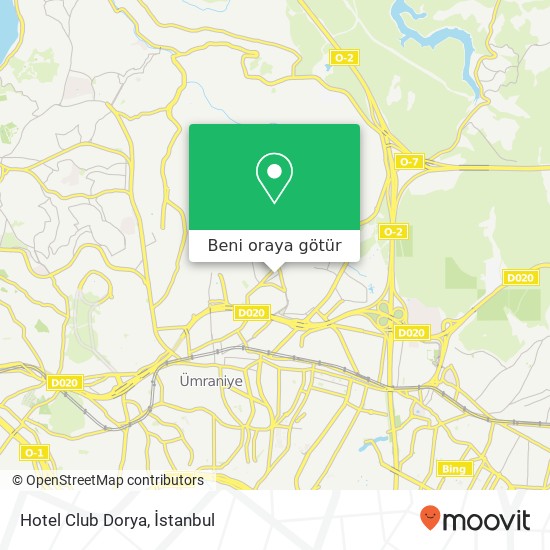 Hotel Club Dorya harita
