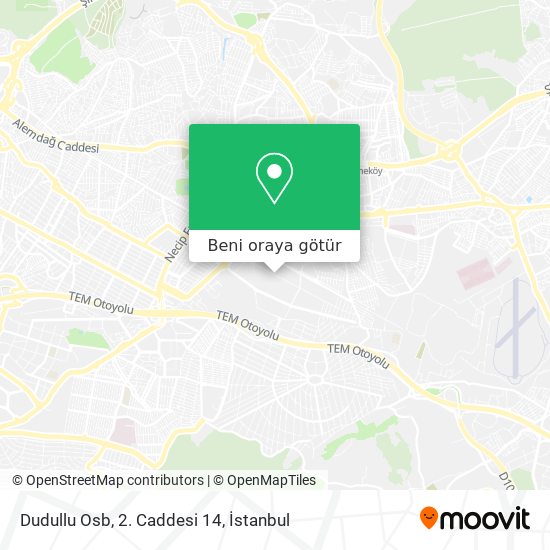 Dudullu Osb, 2. Caddesi 14 harita