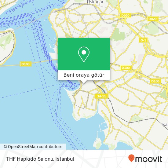 THF Hapkıdo Salonu harita