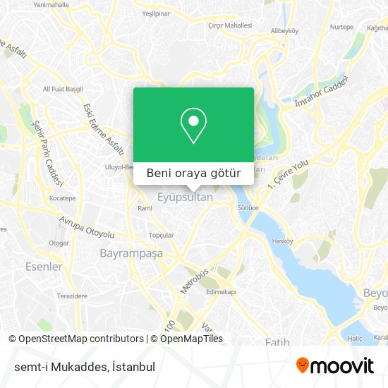 semt-i Mukaddes harita