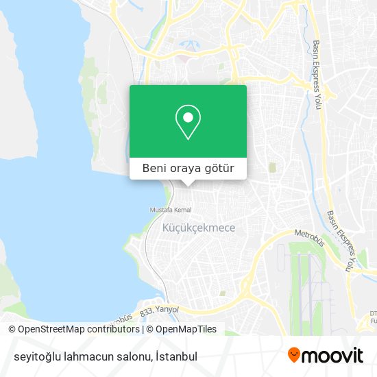 seyitoğlu lahmacun salonu harita