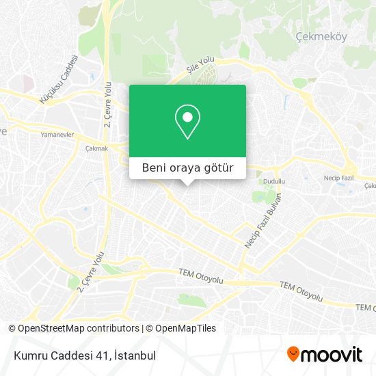 Kumru Caddesi 41 harita