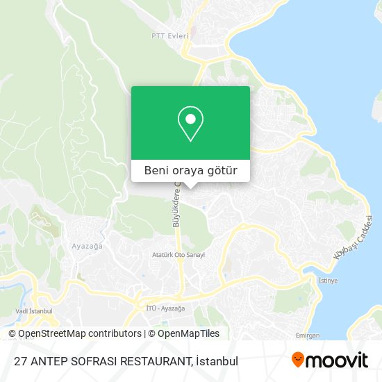 27 ANTEP SOFRASI RESTAURANT harita