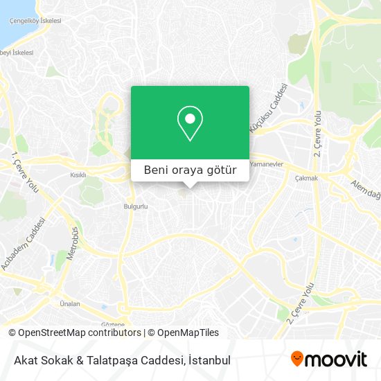 Akat Sokak & Talatpaşa Caddesi harita