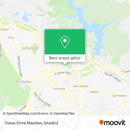 Yunus Emre Meydanı harita