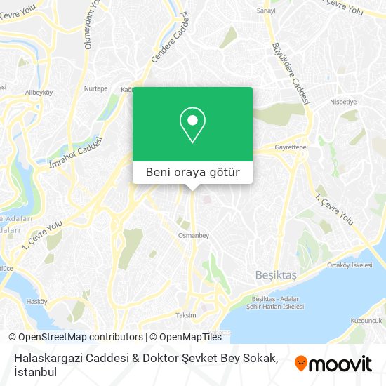 Halaskargazi Caddesi & Doktor Şevket Bey Sokak harita