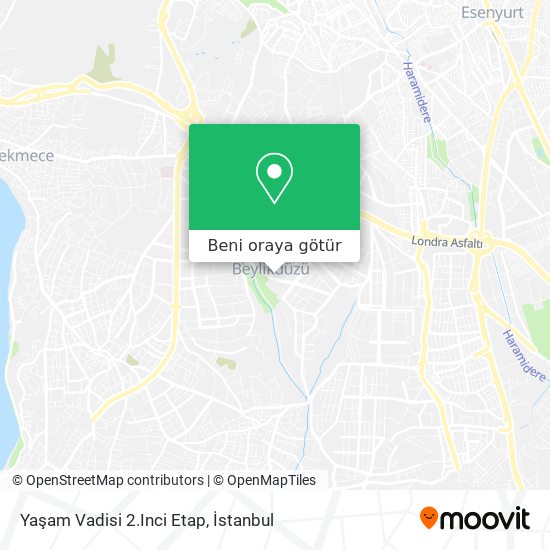 Yaşam Vadisi 2.Inci Etap harita