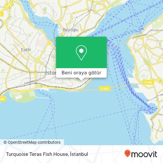 Turquoise Teras Fish House harita