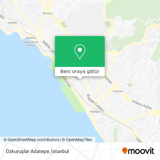 Özkuruşlar Adatepe harita
