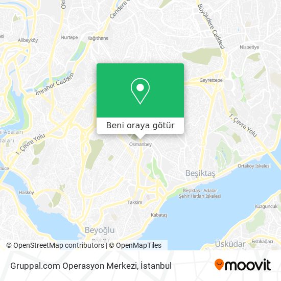 Gruppal.com Operasyon Merkezi harita