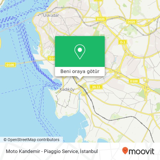 Moto Kandemir - Piaggio Service harita
