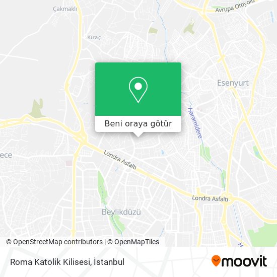 Roma Katolik Kilisesi harita