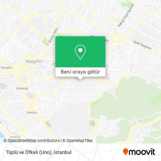 Tüplü ve Öfkeli (Uno) harita