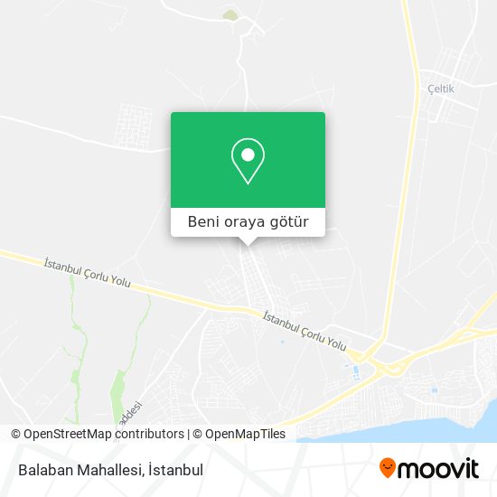 Balaban Mahallesi harita