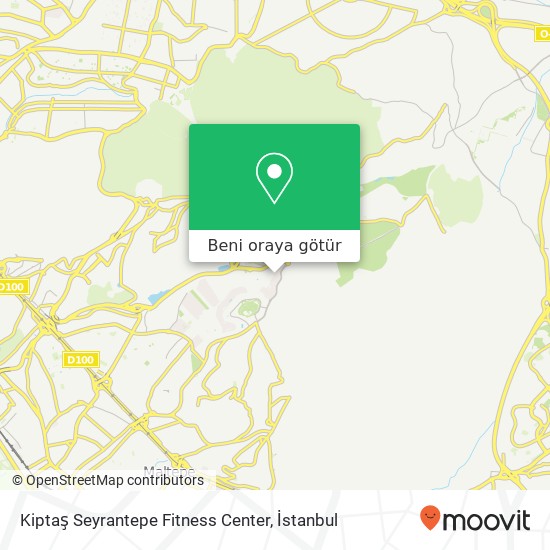 Kiptaş Seyrantepe Fitness Center harita