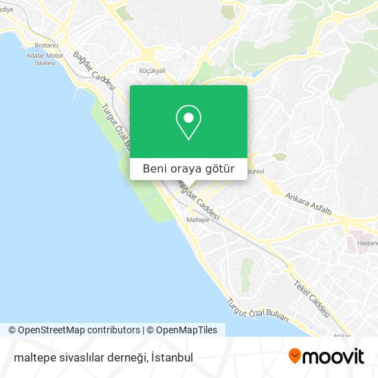 maltepe sivaslılar derneği harita
