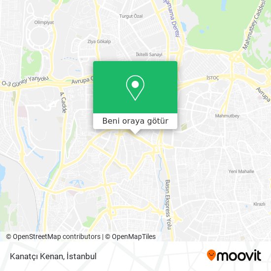 Kanatçı Kenan harita