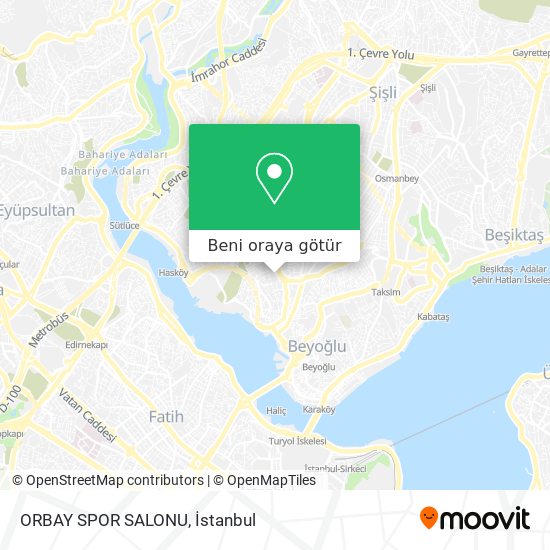 ORBAY SPOR SALONU harita