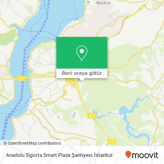 Anadolu Sigorta Smart Plaza Şantiyesi harita