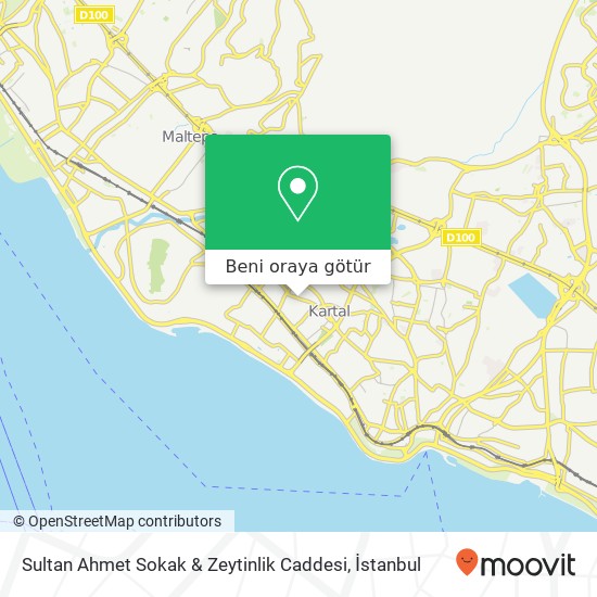 Sultan Ahmet Sokak & Zeytinlik Caddesi harita