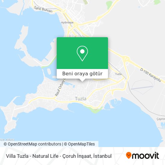 Villa Tuzla - Natural Life - Çoruh İnşaat harita