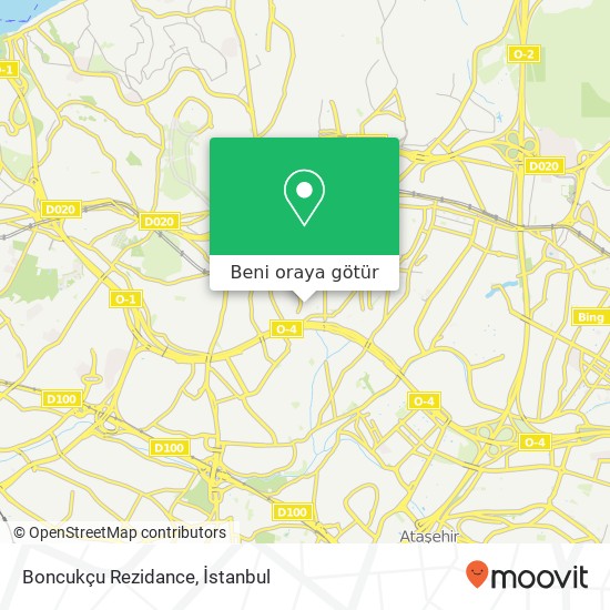 Boncukçu Rezidance harita