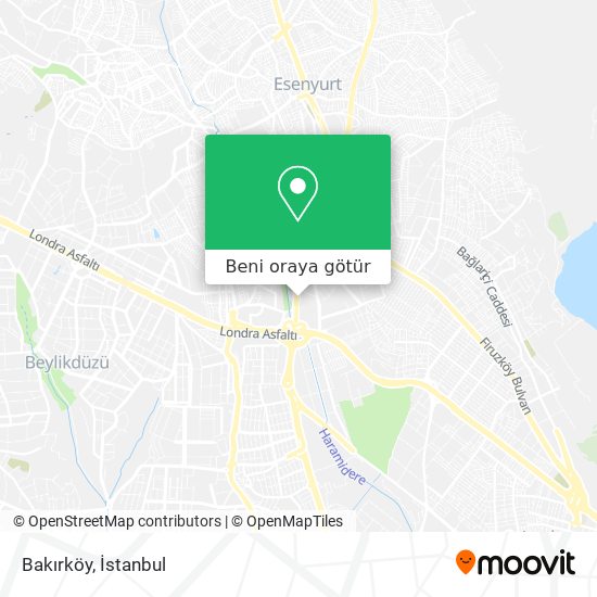 Bakırköy harita