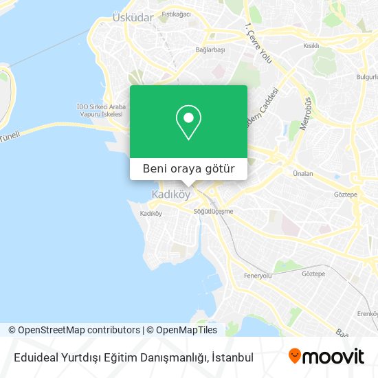 Eduideal Yurtdışı Eğitim Danışmanlığı harita