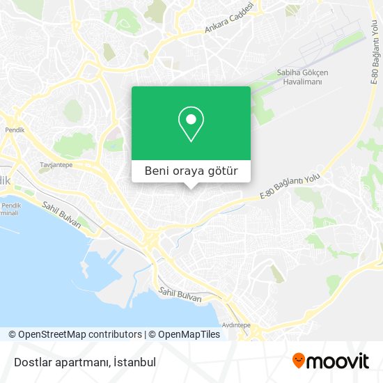 Dostlar apartmanı harita