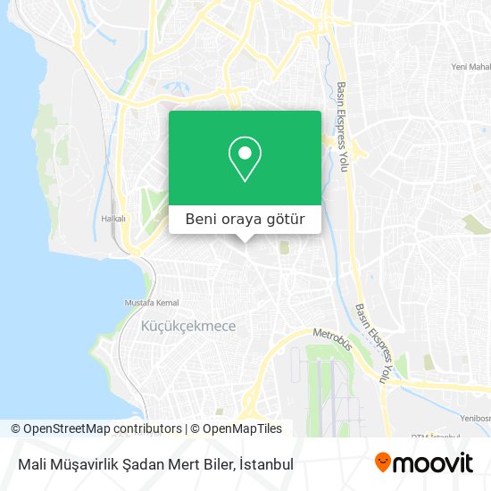 Mali Müşavirlik Şadan Mert Biler harita