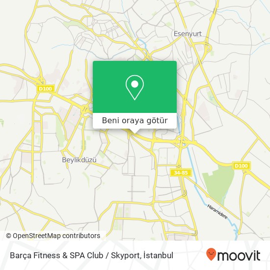 Barça Fitness & SPA Club / Skyport harita