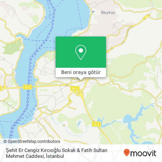 Şehit Er Cengiz Kırcıoğlu Sokak & Fatih Sultan Mehmet Caddesi harita