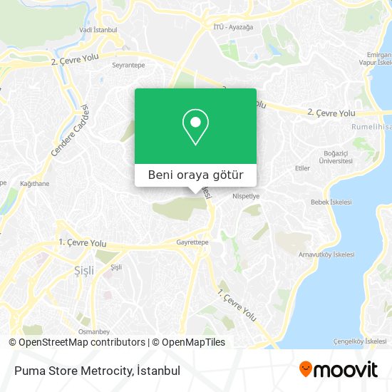 Puma Store Metrocity harita