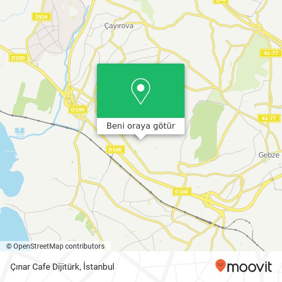 Çınar Cafe Dijitürk harita