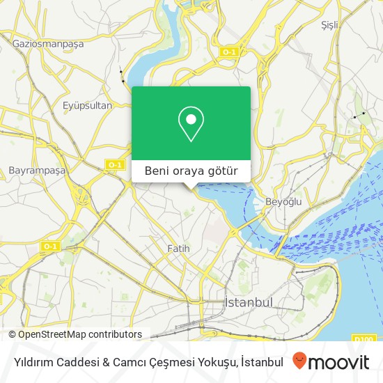 Yıldırım Caddesi & Camcı Çeşmesi Yokuşu harita