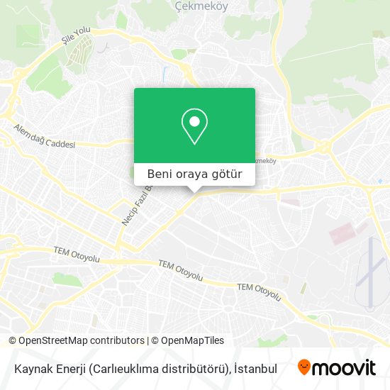 Kaynak Enerji (Carlıeuklıma distribütörü) harita