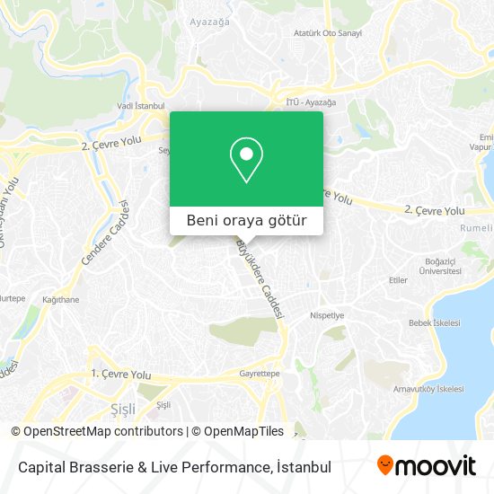 Capital Brasserie & Live Performance harita